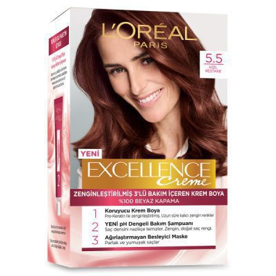 کیت رنگ موی لورآل اکسلانس 5.5 - LOREAL EXCELLENCE