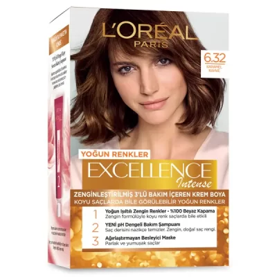 کیت رنگ موی لورآل اکسلانس- رنگ مو لورال- LOREAL EXCELLENCE 6.32