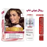 رنگ مو شماره 5 لورال و شامپو بدون سولفات - رویال بیوتی شاپ