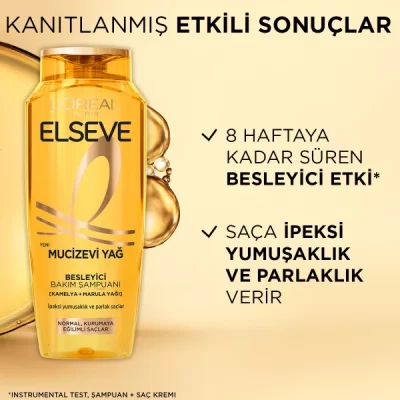 شامپو موی خشک لورال loreal elseve mucizevi yag